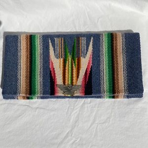 Vintage Authentic CHIMAYO Wool Clutch